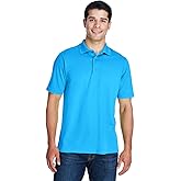 Ash City - Core 365 Men's Origin Performance Piqué Polo XL ELECTRIC BLUE