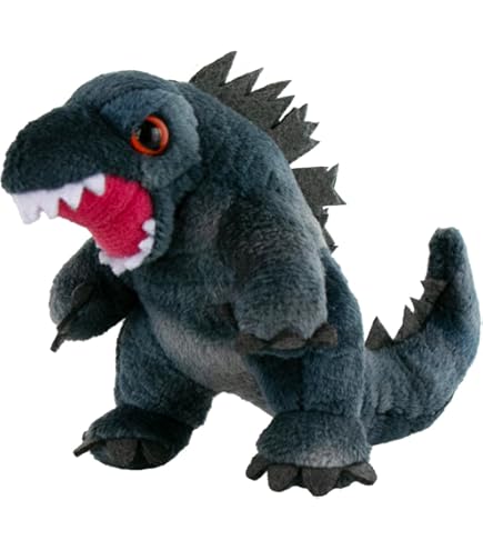 Amazon.com: QMx Godzilla Black and White PX ZIPPERMOUTH Plush