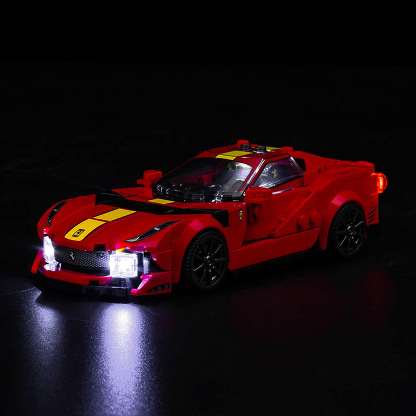 Led Light Kit for Lego Ferrari 812, Led Lighting Set for Lego Speed Champions Ferrari 812 Competizione 76914 - Not Include Models, Just Light Set for Adults