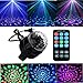 Party Lights 3W Disco Ball Lights Dj Light LED Stage Light 7 Colors Sound Activated Strobe Light Portable Stage Lights for Party Birthday KTV Bar Wedding Holiday Pub Festival