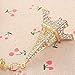Eiffel Tower Sparkling Charm Blingbling Keychain Crystal Rhinestone Pendant Gift (Gold)