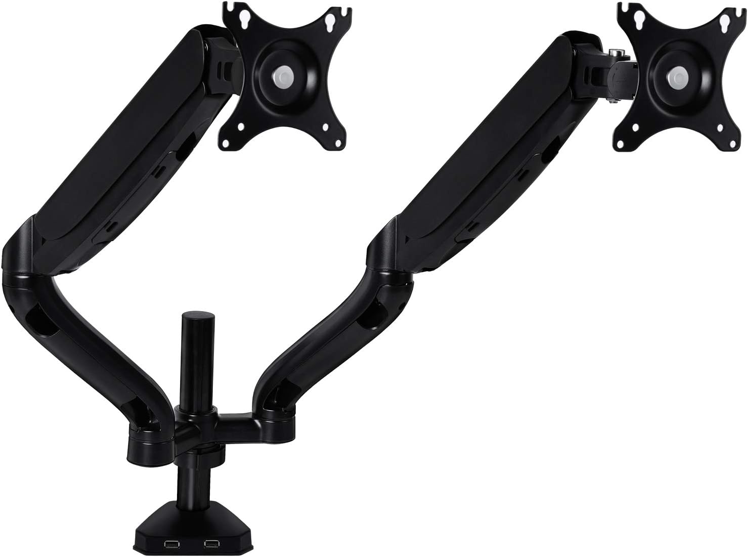 Gelid Solutions FlexMount monitor holder, gas spring monitor holder table holder with 2 arms for 2 monitors - Image 5