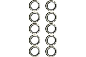 TRAILER SUPPLIES 10-Pack Double Lip Grease Seals for 3,500 lb Trailer Axles – 1.719" ID x 2.565" OD – Fits #84 Spindle – Replaces Dexter 010-019-00, Lippert 122087 – Ideal for Hub & Drum Brake Systems