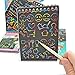 Black Paper Art Set for Kids, 4 Pack Rainbow Scratch Notebook Drawing Paper for Kids