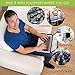 ComfySure Memory Foam Back Cushion - Lumbar Support Backrest Pillow with Dual Adjustable Straps - Soft and Comfortable - Relieves Lower Back Pain and Pressure