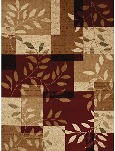 Westfield Home Gallery Mila Multicolored Polypropylene Accent Rug - 2' x 3' Burgundy/Beige