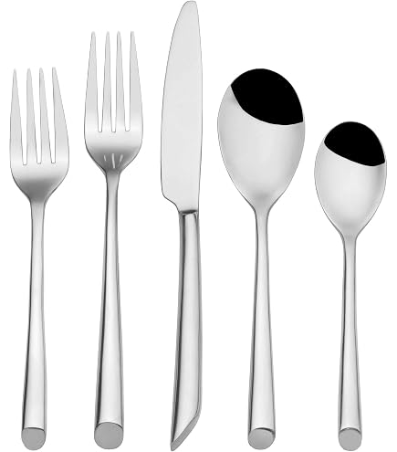 Towle Living Flamingo Demi-Löffel Set – 4 Edelstahl-Löffel, Spülmaschinenfest & Pflegeleicht