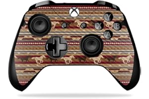 MIGHTY SKINS MightySkins Carbon Fiber Skin for Microsoft Xbox One X Controller - Western Horses | Protective, Durable Textured Carbon Fiber Finish | Easy to Apply, Remove, and Change Styles | Made in The USA