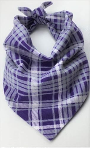 purple dog bandana