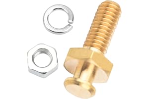 DECKMAN 20-40 Stainless Transmission Kickdown Stud Kit Compatible with Transmission Kickdown, for Carburettor Hookup, Diameter 5/16"- with Stud, Nut, Lockwasher
