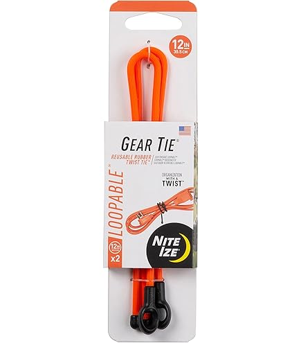 Amazon.com : Nite Ize Gear Tie Loopable Twist Tie - Reusable