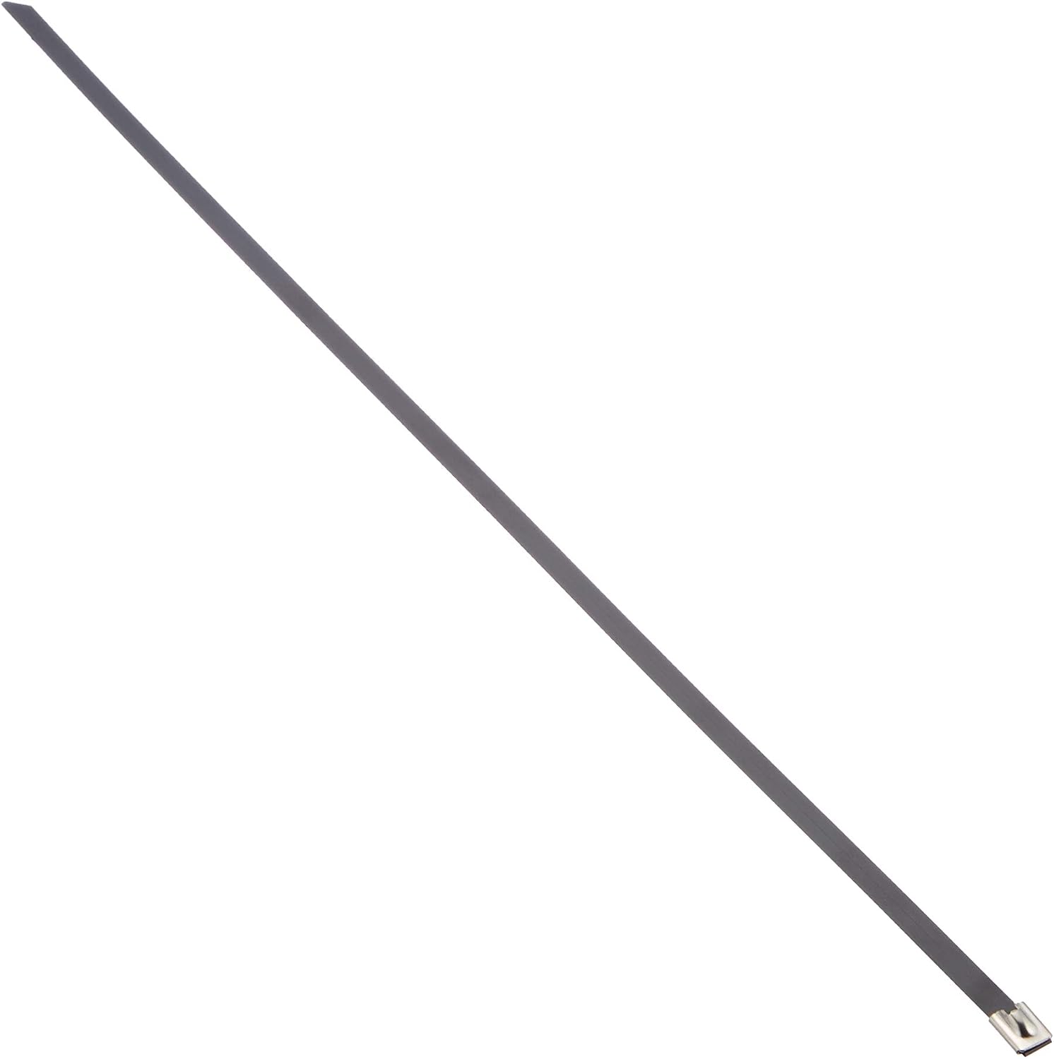 DeLock Stainless Steel Cable Ties L 500 x W 7.9 mm Black Pack of 10
