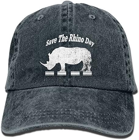 Fr45 Caps Save The Rhino Day2 Baseball Caps Fashion Adjustable Snapback Flat Bill Cowboy Hats