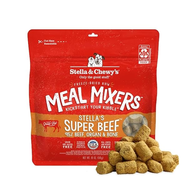 STELLA & CHEWY’S FREEZE-DRIED RAW BEEF MEAL MIXERS-...