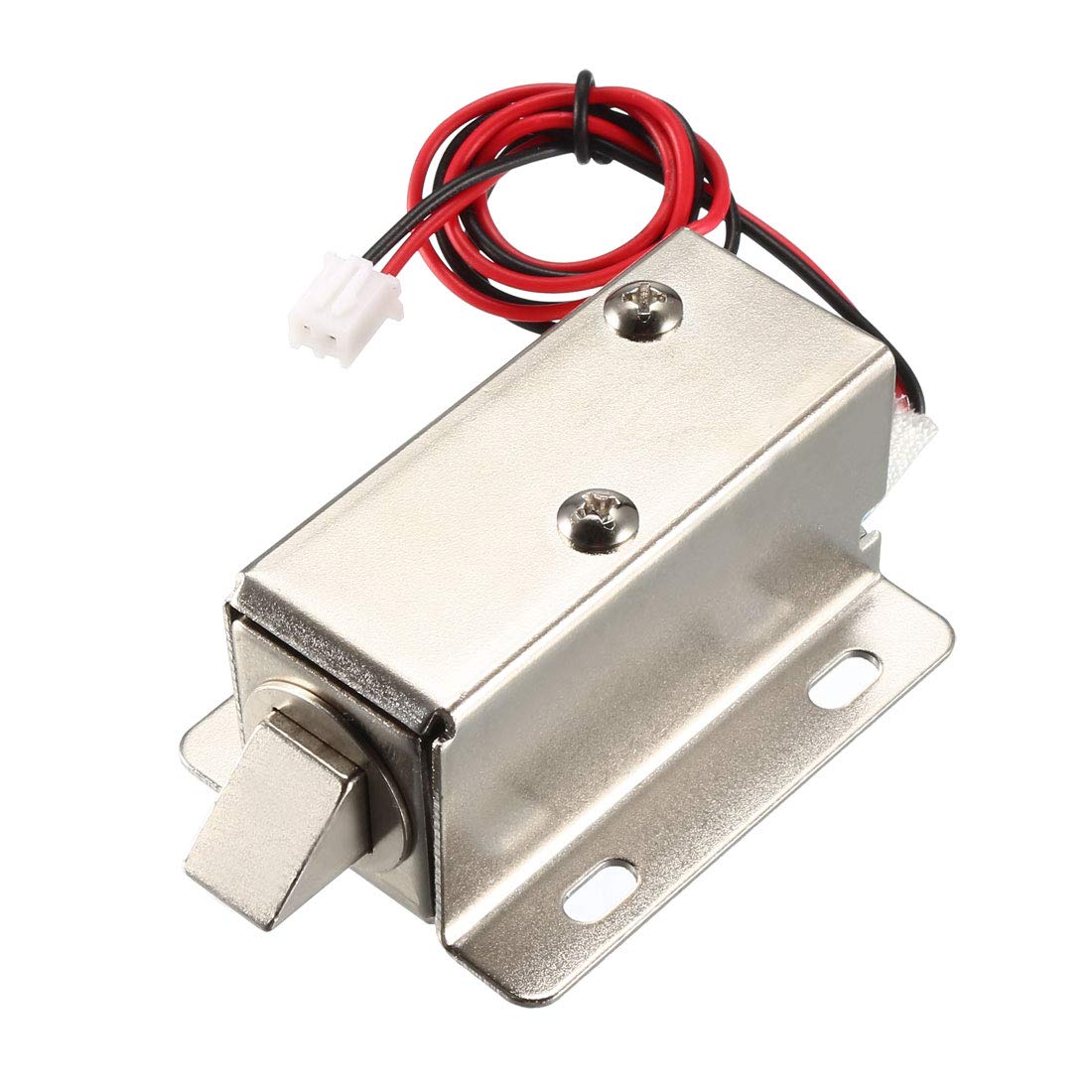 sourcing map DC 12V 1.1A 11.4mm Electromagnetic Solenoid Lock Assembly for Electirc Lock Cabinet Door Lock