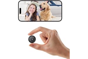 ZDO Mini Camera, Security Wireless WiFi Camera - Small 4K Camera Camera, WiFi Security Camera, AI Motion Detection Alerts, Night Vision Nanny Cam for Baby, Pets