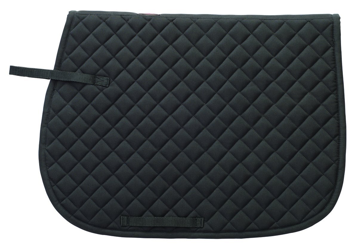 Weaver Leather Quilted English Saddle Pad, Black, Saddle Pads Amazon
