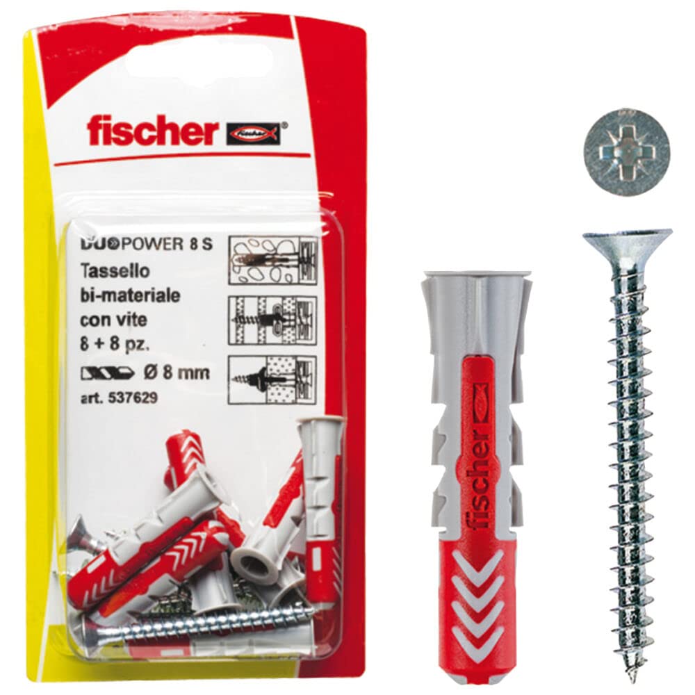Fischer Dowel with Duopower Screw, Multicolour, 537629