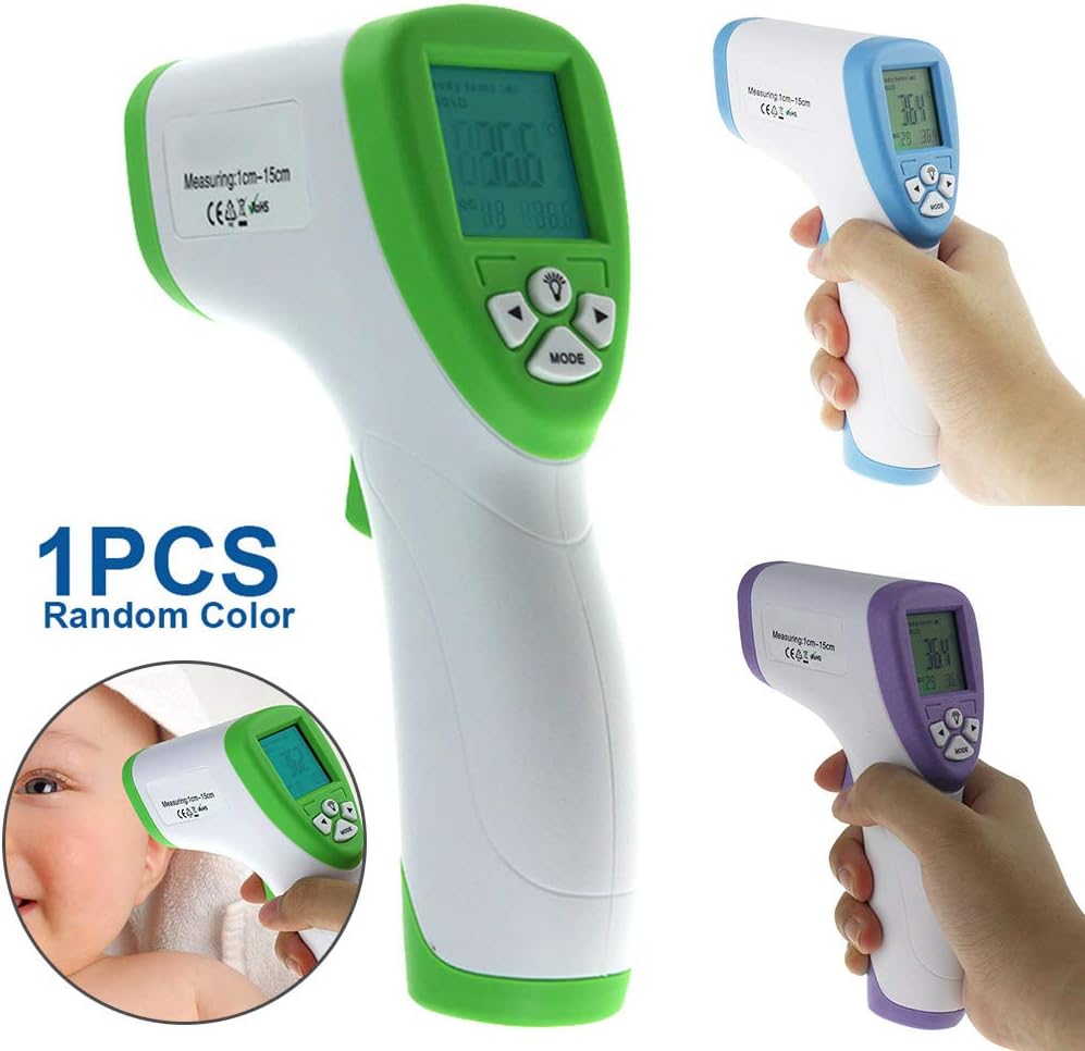 sddfor Baby Digital Infrared Thermometer, Non-Contact IR Forehead Ear Body Temperature Measurement Tool, Fast and Accurate