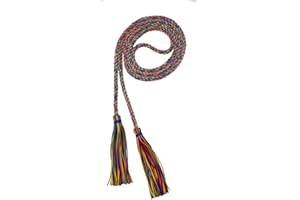 Tassel Depot Graduation Honor Cord - Rainbow - Every School Color Available - Made in USA