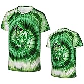 Tie Dye T-Shirts for Kids - Soft Breathable Short Sleeve Tee for Boys & Girls, Hippie Style Summer Top Casual Youth Tops