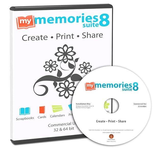 My Memories Suite 8 Digital Scrapbooking Software [Mac and PC]