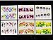 JACA 54 Sheets Water Transfer DIY Nail Art Decals Stickers With Butterfly flower Animal Insect beauty girl cartoon and different patterns for women and kids