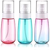 Cosywell Travel Spray Bottle TSA Approved 2oz 60ml 3 Pack Leak Proof Fine Mist Empty Plastic Refillable Spray Bottle for Perf