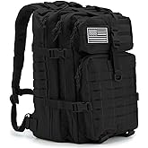 QT&QY 45L Military Tactical Backpacks For Men Camping Hiking Trekking Daypack Bug Out Bag Lage MOLLE 3 Day Assault Pack