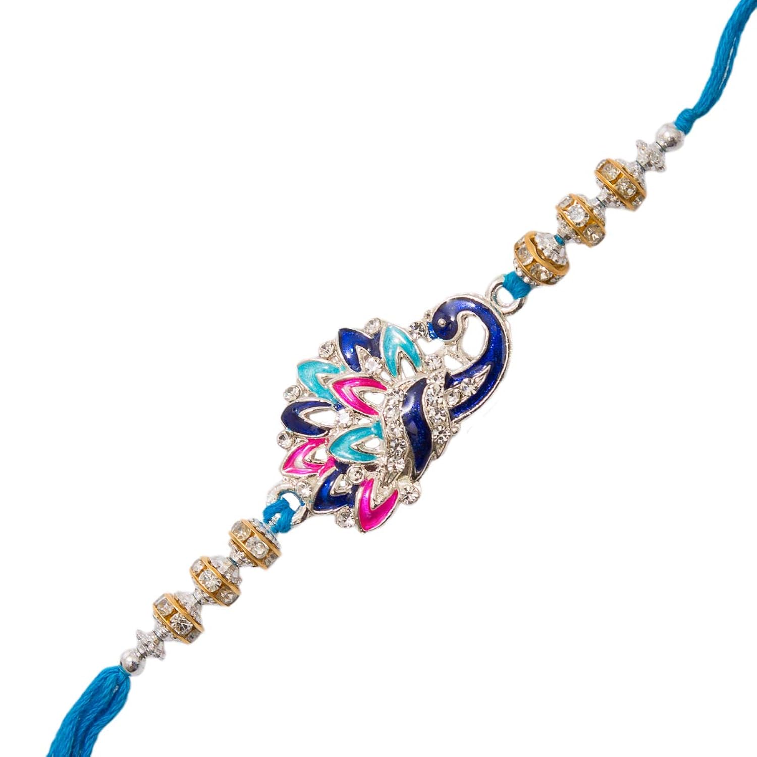 elegant floral rakhi/band for beloved brother