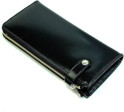 Amazon ビームズスクエア Beamzsquare コードバン 馬革 L字ファスナー 長財布 メンズ ロングウォレット ブラック ブランド Bs 1280 並行輸入品 Beamzsquare ビームズスクエア 財布