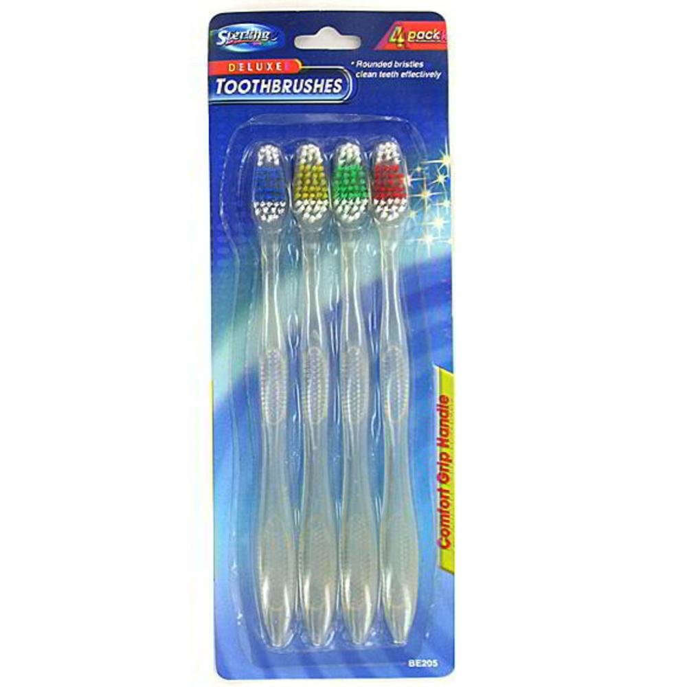 144 4 Pack toothbrushes Beauty