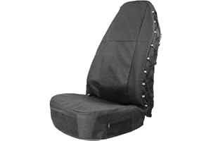 TIROL Front Car Seat Covers Waterproof Bucket Seat Cover Universal Heavy Duty High Back Seat Covers for Semi Truck, Cars, Trucks, Van, SUV, Pickup 1 Pack