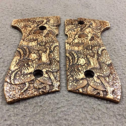 Beretta Grips - Skull Snake, Full-Size 92F, 92FS, 92SB, 96, M9 gun grips