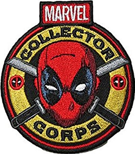 Outlander Gear Marvel Comics X-MEN The Merc with The Mouth Deadpool Collector Corps 3.5" Embroidered Iron/Sew-on Applique Patch