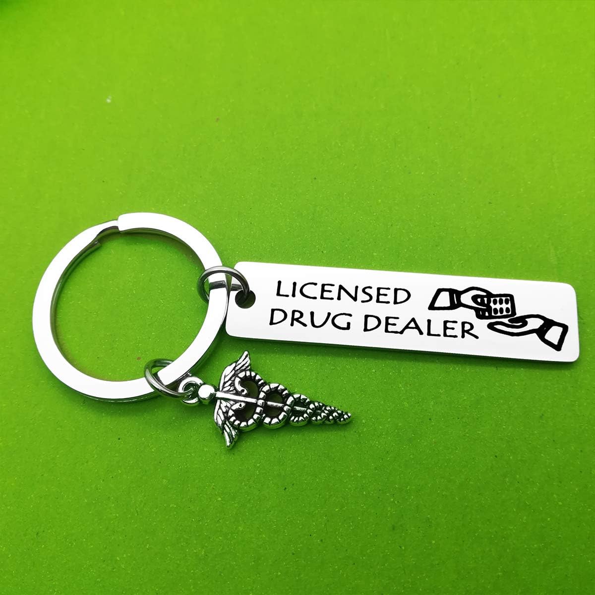 Baipilu Appreciation Gift Keyring Funny Pharmacist Gifts Keyring Keychain Thank You Gift for Pharmacists Christmas Birthday Graduation Retirement Gifts for Pharmacist - Image 5