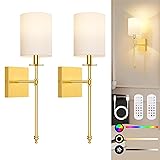 19.9 Inch Wall Sconces Battery Operated Set of