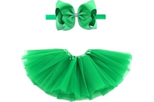 BGFKS 5 Layered Toddlers Tulle Tutu Skirt for Girls with Headband for Baby Girl 0 to 36 Months