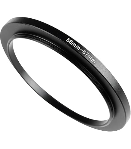 Bague Adaptation Filtre 58mm Vers 42mm Métal Noir - Universelle Appareils Photo UV CPL ND