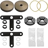 MDEOOSKY 51072-54 Headlight Headlamp Motor Repair Kit with Fix Brass Gear, Replacement for Chevy Corvette C5 2000-2004 Replacement for Pontiac Firebird Trans Am 1993-2002, Replaces 51072-54