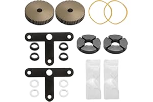 MDEOOSKY 51072-54 Headlight Headlamp Motor Repair Kit with Fix Brass Gear, Replacement for Chevy Corvette C5 2000-2004 Replacement for Pontiac Firebird Trans Am 1993-2002, Replaces 51072-54