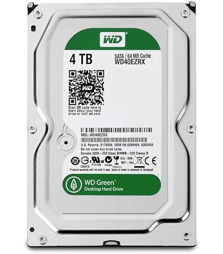 Amazon.com: (Old Model) WD Green 4TB Desktop Hard Drive: 3.5