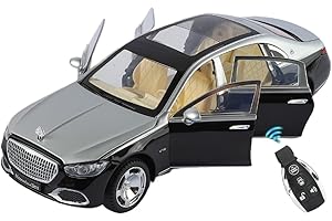 gukeduke 1/24 Alloy Car Model Remote Control Electric Doors Light & Sound 4-Wheel Suspension Pullback Function for Teens 14+ 