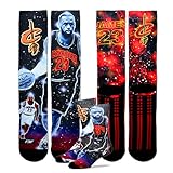 LeBron James Cleveland Cavaliers Youth Constellation Player Sock - Maroon