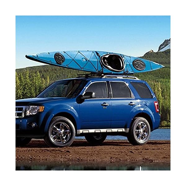 Goplus-2-Pair-Canoe-Boat-Kayak-Carrier-Car-SUV-Truck-Roof-Top-Mount-J-Cross-Bar