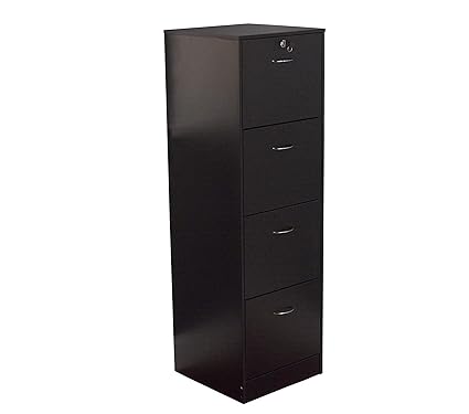 Amazon Com Wood Style Deluxe Premium Collection Modern 4 Drawer