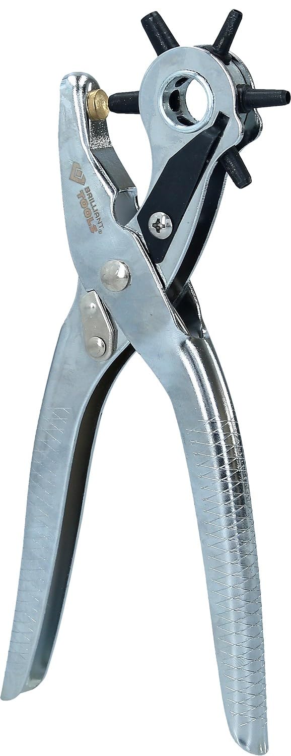 BRILLIANT TOOLS BT066902 Revolving Punch Pliers Diameter 2.5-3.0 - 3.3-4 - 4.5 mm [Powered by KS Tools]