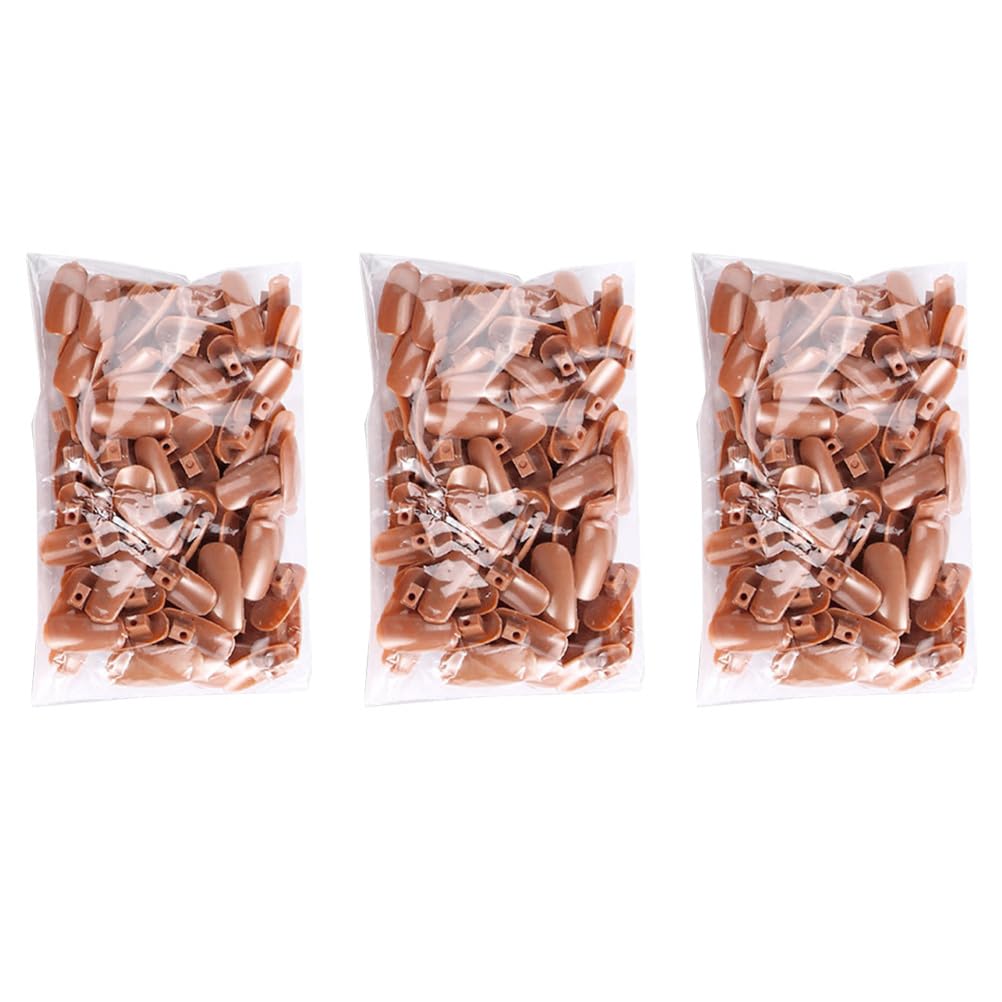 Beatifufu 300pcs Practice Nails for Nail Art Training Fake Manicure Tips for Beginners and Professionals for Acrylic and Gel Designs
