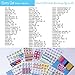 Reminder Binder Planner Calendar Stickers Variety of Events for Daily, Weekly, Monthly Planning & Bullet Journaling (Two Sets (16 Sheets Total), Every Gal Stickers (No Kid Designs) - 864 Count)