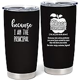 Cwutoba Principal Christmas Gifts, Principal Appreciation Gifts for Men, Best Principals Retirement Gift for Women, Principals Day Gift 20oz Tumbler